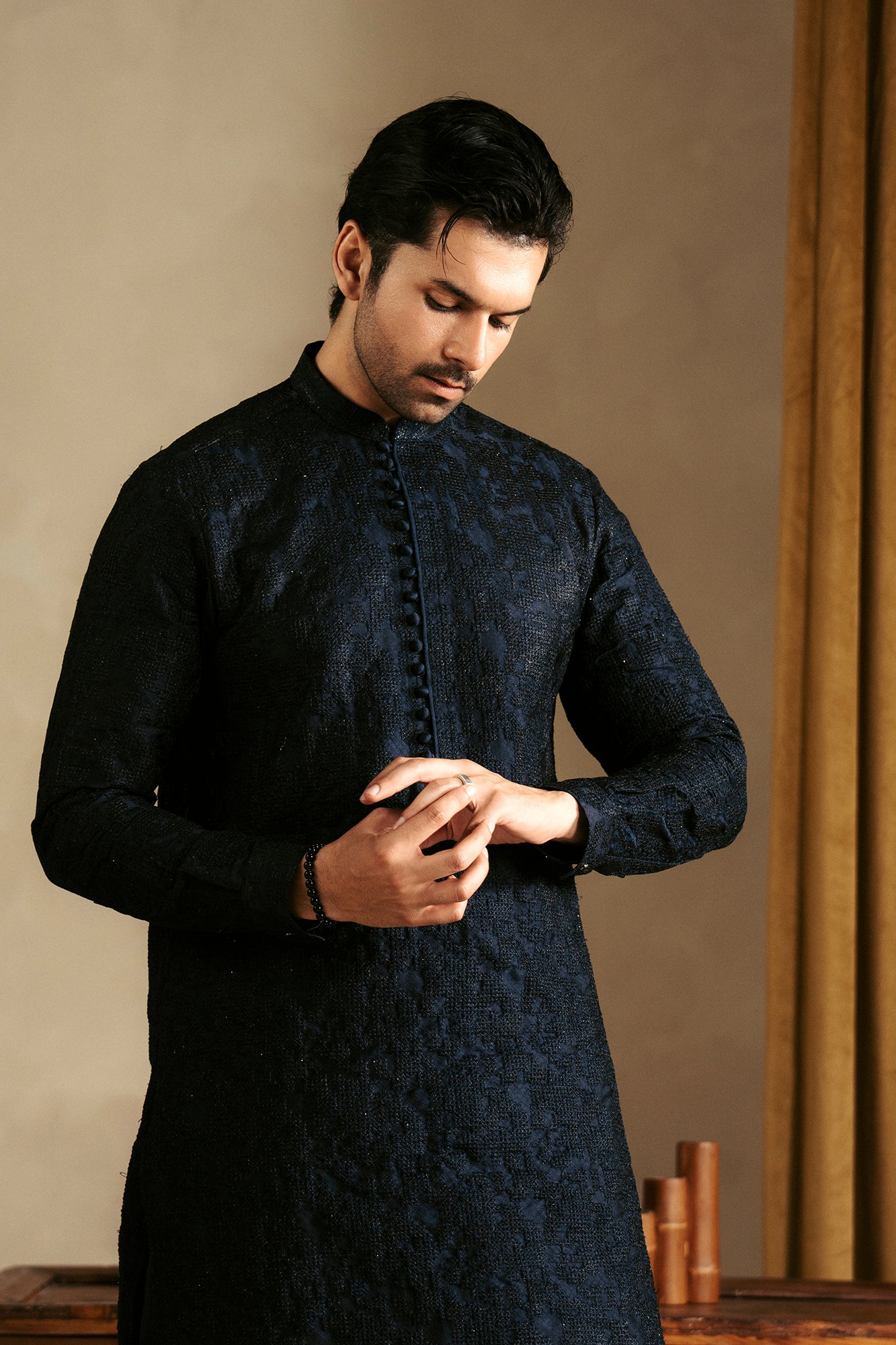 Kurta neavy blue Kt- 279