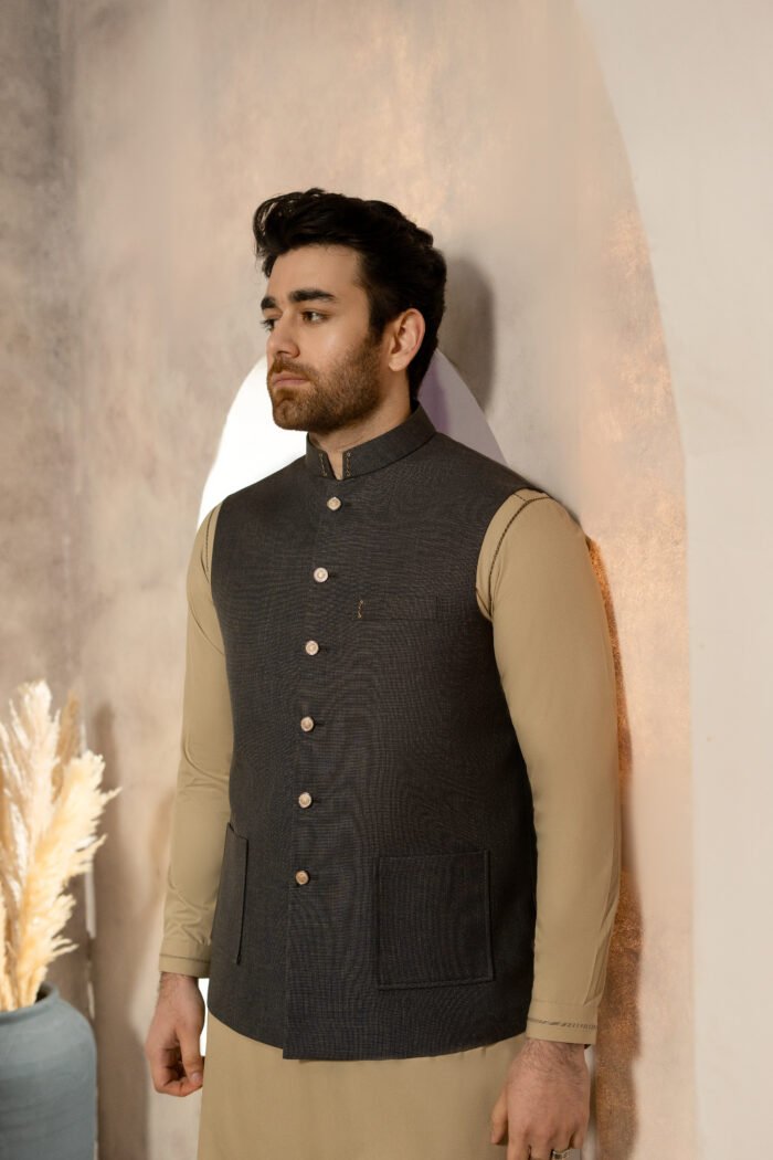 Eid Waistcoat Collection | Elegant Traditional Eid Wear WC-1347