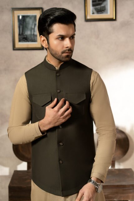 Eid Waistcoat Collection | Elegant Traditional Eid Wear WC-1343